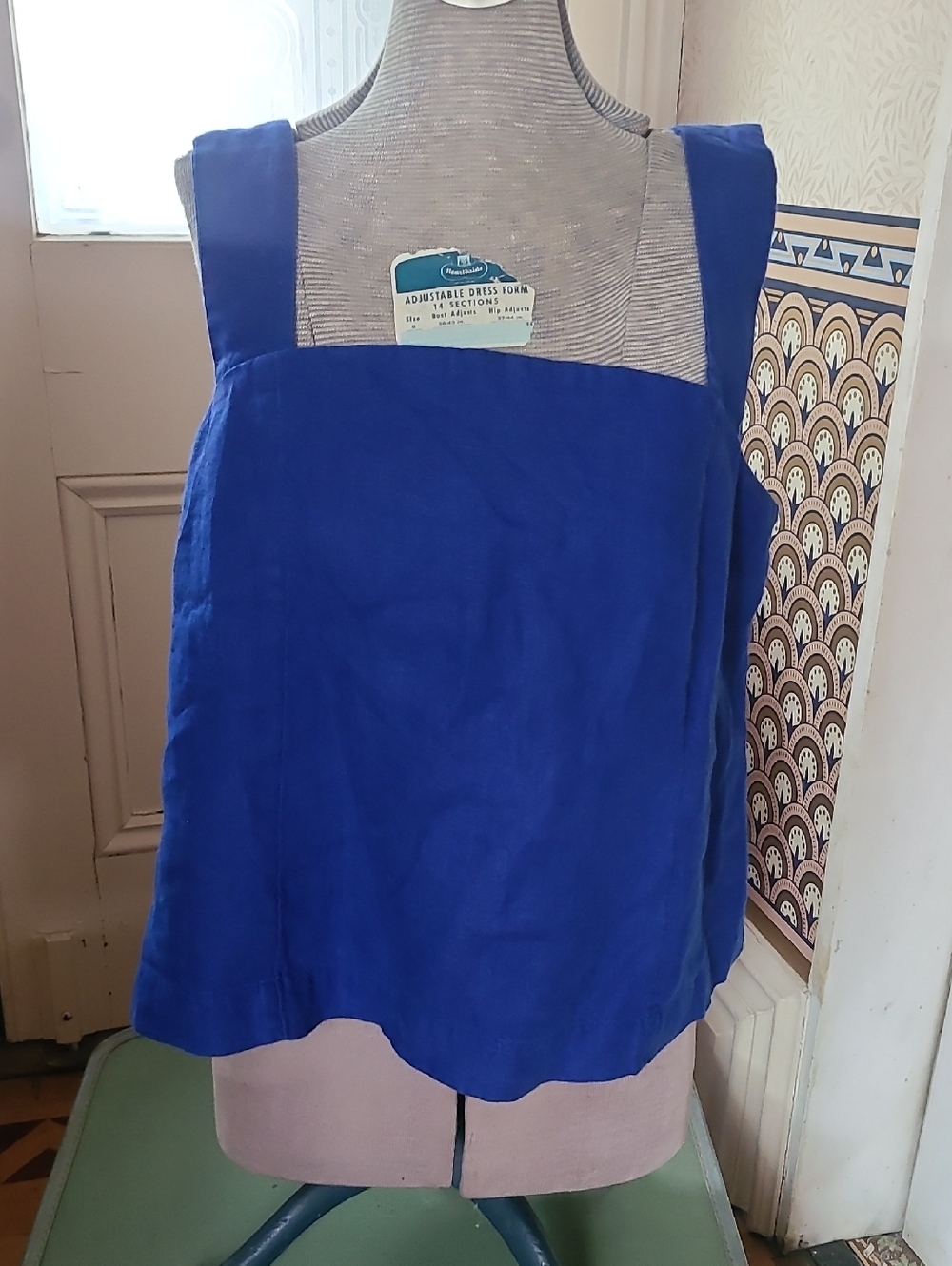 Madewell Blue Linen Tank Top